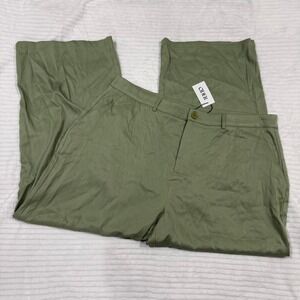 NWT Cider Sage Green Wide Leg Trousers Pants Size 3XL